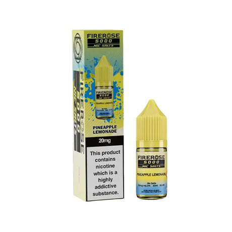 Pineapple Lemonade Nic Salt By Elux Firerose 5000 10ml E-liquid