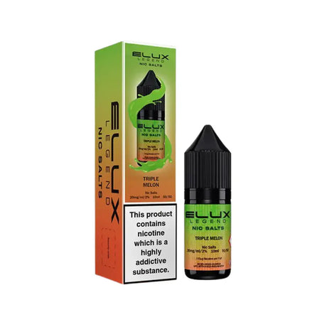 Triple Melon Nic salt By Elux Legend 10ml E-liquid
