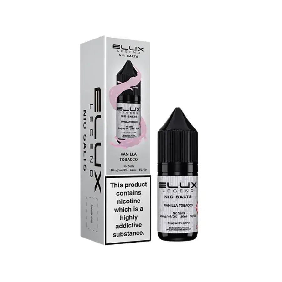 Vanilla Tobacco Nic Salt By Elux Legend 10ml E-liquid