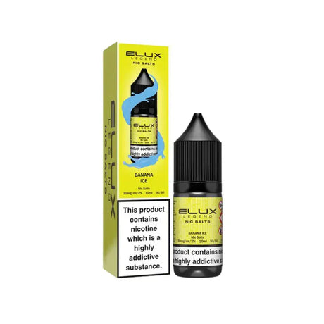 Banana Ice Nic salt By Elux Legend 10ml E-liquid