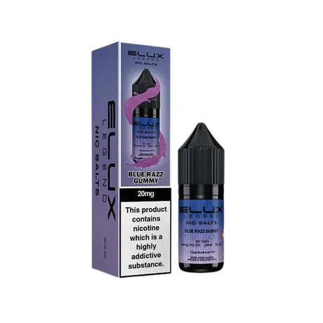 Blue Razz Gummy Nic Salt By Elux Legend 10ml E-liquid