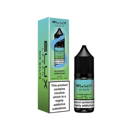 Blueberry Bubblegum Nic Salt By Elux Legend 10ml E-liquid