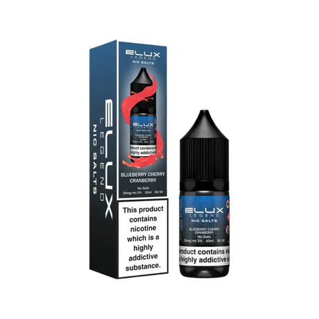 Blueberry Cherry Cranberry Nic Salt By Elux Legend 10ml E-liquid