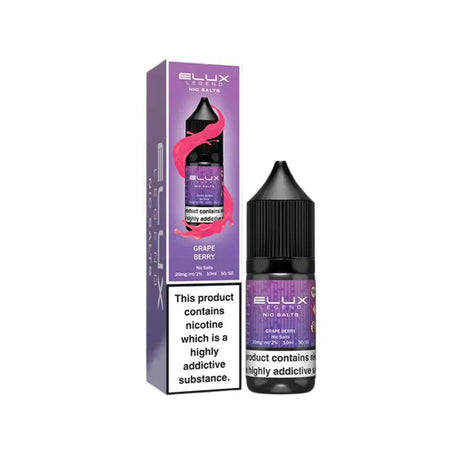 Grape Berry Nic Salts By Elux Legend 10ml E-liquid