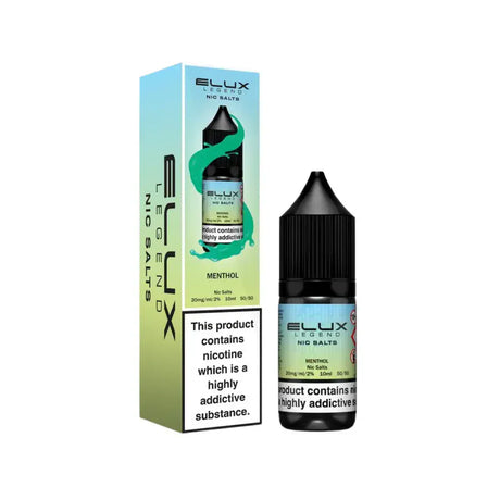 Menthol Nic Salt By Elux Legend 10ml E-liquid