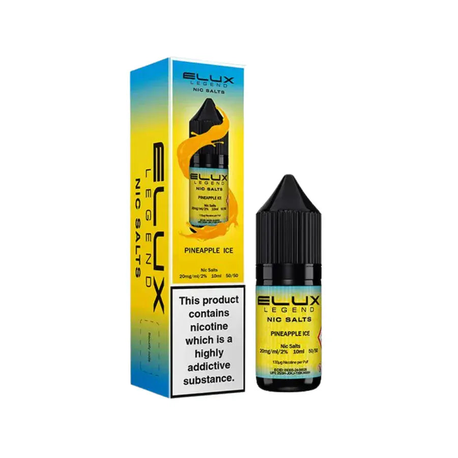 Pineapple Ice Nic Salt By Elux Legend 10ml E-liquid