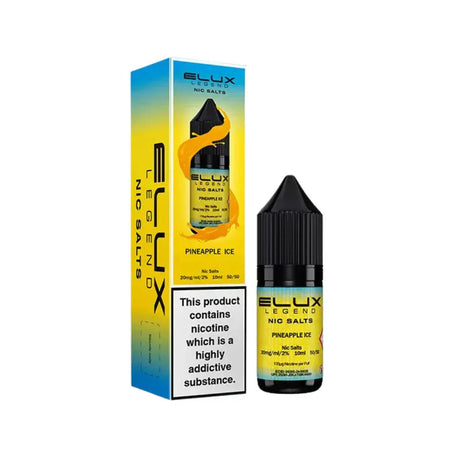 Pineapple Ice Nic Salt By Elux Legend 10ml E-liquid