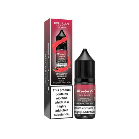 Strawberry Raspberry Cherry Nic Salt By Elux Legend 10ml E-liquid