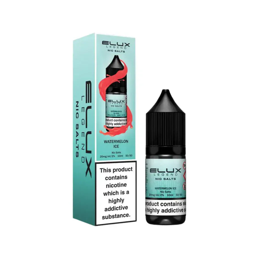 Watermelon Ice Nic Salt By Elux Legend 10ml Eliquid
