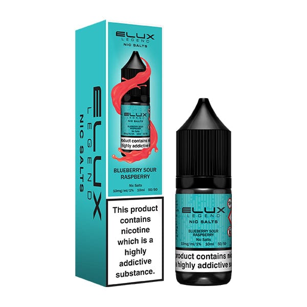 Nic Salts Blueberry Sour Raspberry / 10mg Elux Legend Nic Salt Eliquid 10ml