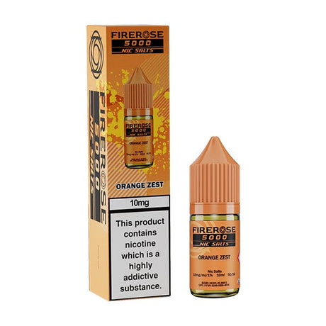 Orange Zest Elux Firerose 5000 Nic Salts 10ml E-liquid