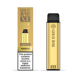 Disposable Vape Sticks Banana Ice Gold Bar XL Starter Kit