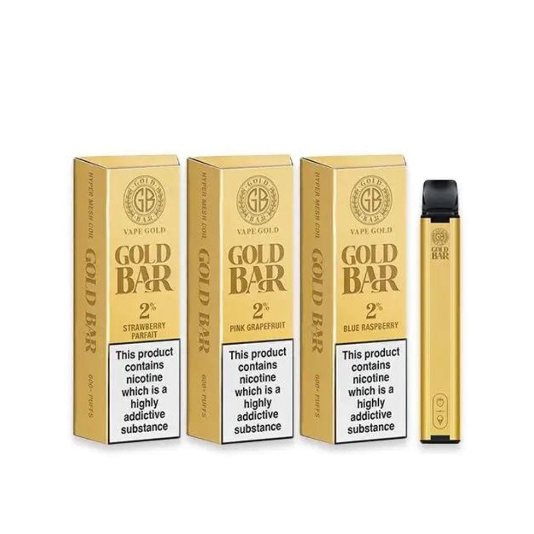 Disposable Vape Sticks Gold Bar 600 Disposable Vape