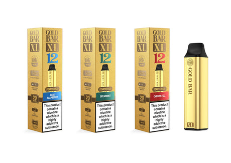 Disposable Vape Sticks Gold Bar XL Starter Kit