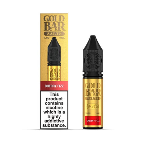 Nic Salts Cherry Fizz / 10mg Gold Bar Nic Salts