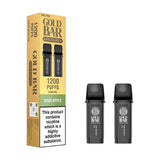 Pre-Filled Vape Devices Sour Apple Gold Bar Reload Pre-Filled Pods