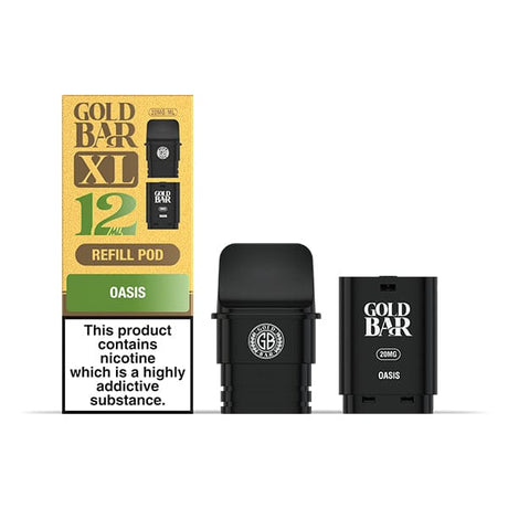 Replacement Pods Oasis Gold Bar XL Refill Kit