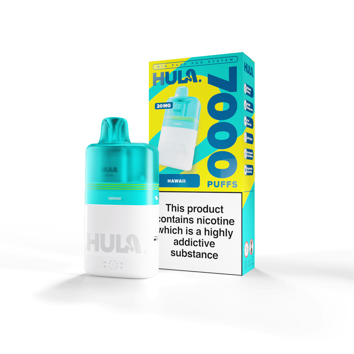 Disposable Vape Sticks Hawaii( COMING SOON ) HULA Legal Big Puff Kit