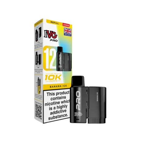 Prefilled Pods BANANA ICE IVG Pro 12 Replacement Refill Pods