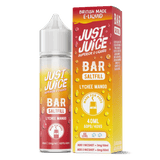 50/50 Shortfill Lychee Mango Just Juice Bar Saltfill 40ml E-Liquid