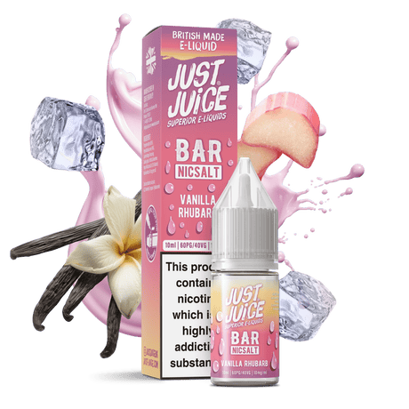Nic Salts Vanilla Rhubarb / 5mg Just Juice Bar Nic Salt