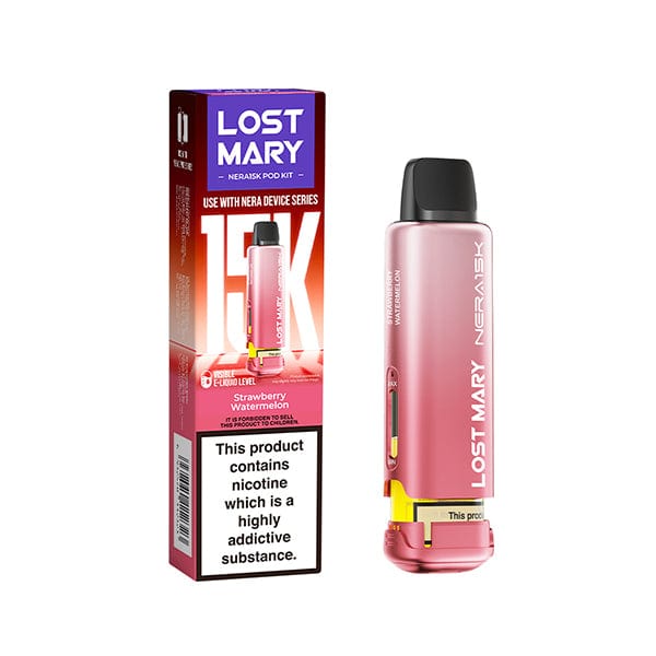 Pre-Filled Vape Devices Strawberry Watermelon Lost Mary Nera 15k Pre Filled Pod