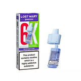 Prefilled Pods BLUE RAZZ GAMI Lost Mary BM6000 Prefilled Pods