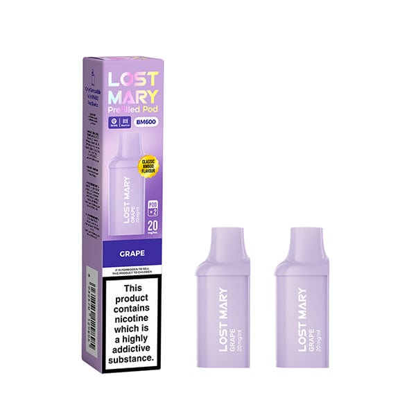 Replacement Pods Lost Mary BM600 Replacement Pre Filled Pods 2 Pack