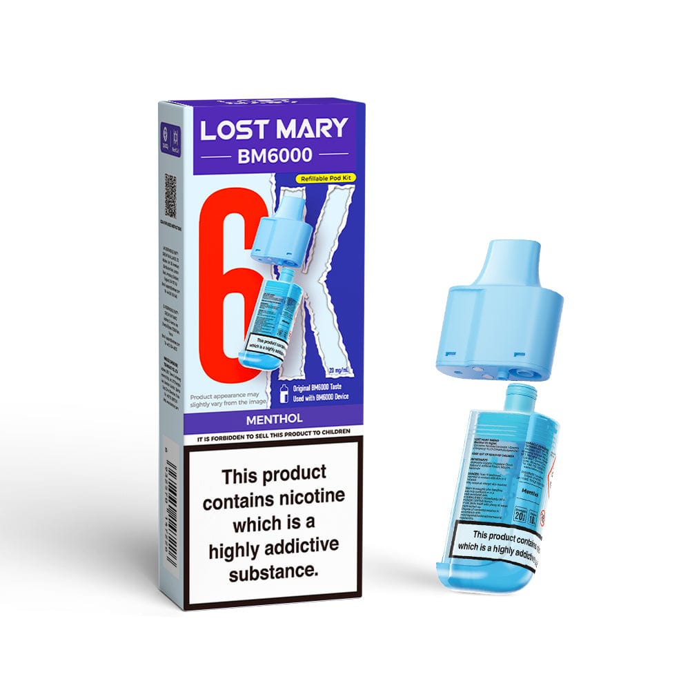 Replacement Pods Lost Mary BM6000 Compliant Replaceable Pod