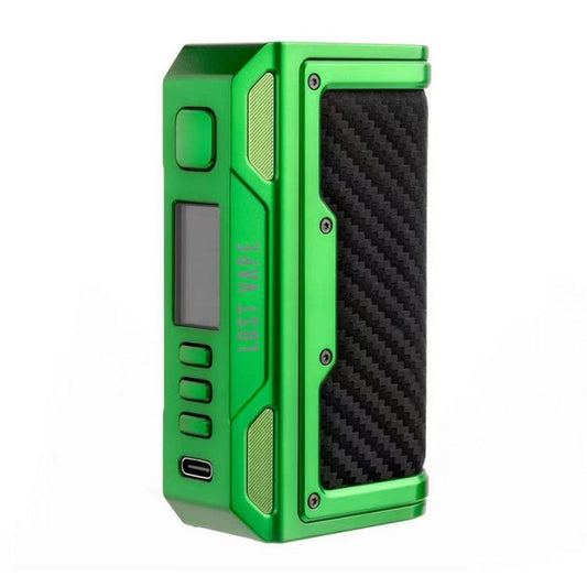 Regulated Mods Emerald Green Carbon Fiber Lost Vape Thelema Quest 200w Box Mod