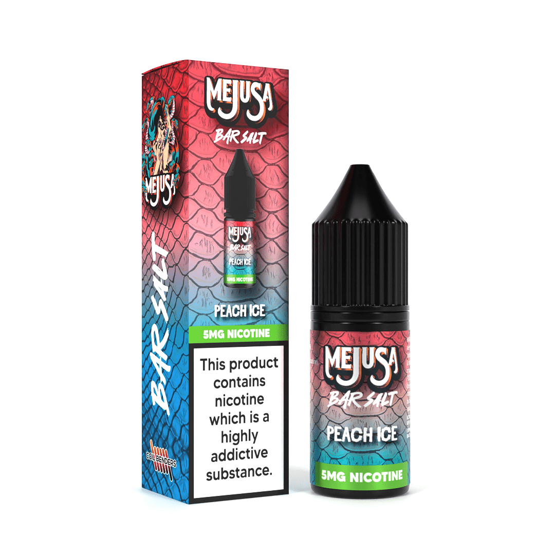 10ml Eliquids Peach Ice / 5mg Mejusa Bar Salt V2