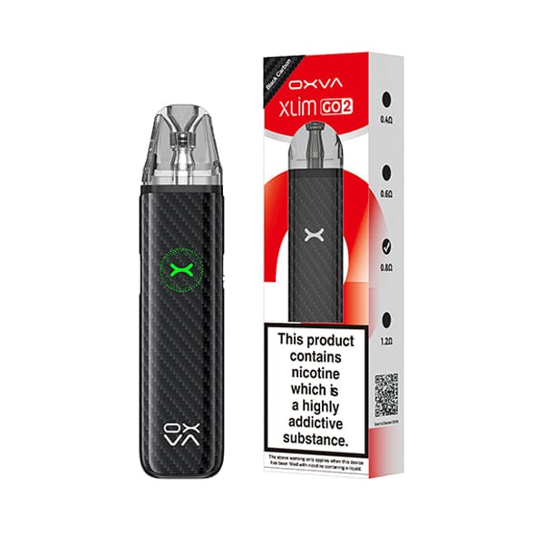Pod Kits Black Carbon Oxva Xlim Go 2 Pod Kit