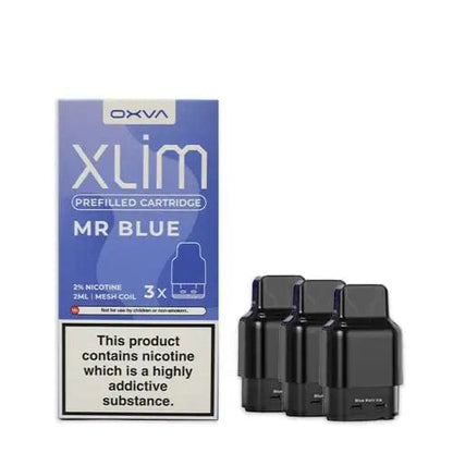 Pre-Filled Vape Devices Mr Blue OXVA Xlim Pre-Filled Vape Pods