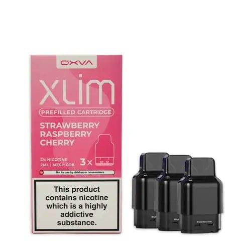 Pre-Filled Vape Devices Strawberry Raspberry Cherry OXVA Xlim Pre-Filled Vape Pods