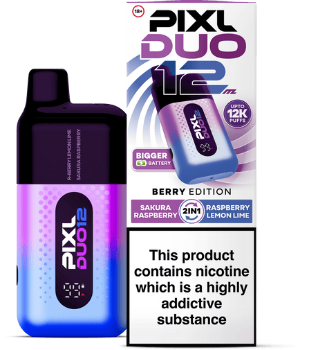 Disposable Vape Sticks Berry Edition (COMING SOON) Pixl Duo 12 6K Vape Kit