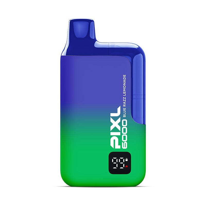 Disposable Vape Sticks Blue Razz Lemonade PIXL 6000 Large Puff Disposable