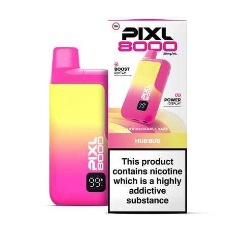 Disposable Vape Sticks Hub Bub (Coming Soon) PIXL 8000 Prefilled Pod Kit