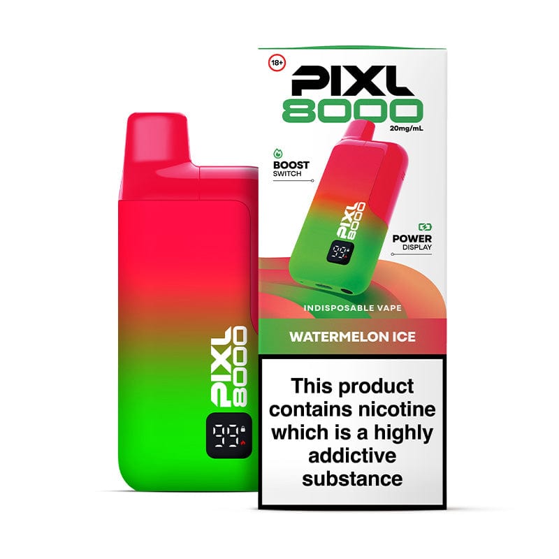 Disposable Vape Sticks Watermelon Ice (Coming Soon) PIXL 8000 Prefilled Pod Kit