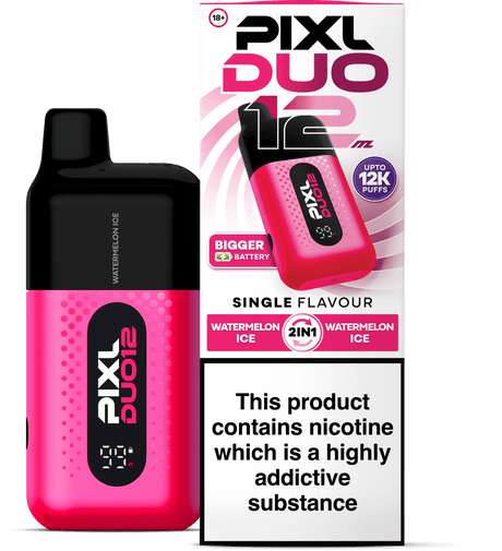 Disposable Vape Sticks Watermelon Ice (COMING SOON) Pixl Duo 12 6K Vape Kit
