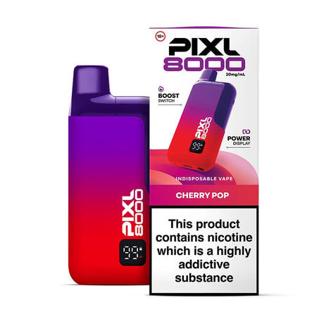 Pre-Filled Vape Devices Cherry Pop PIXL 8000 Prefilled Pod Kit