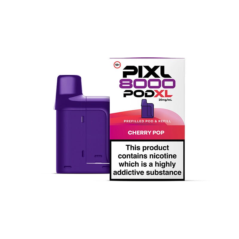 Pre-Filled Vape Devices Cherry Pop PIXL 8000 Prefilled Pods