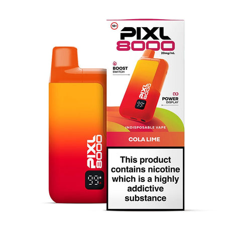 Pre-Filled Vape Devices Cola Lime PIXL 8000 Prefilled Pod Kit