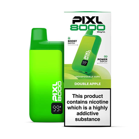 Pre-Filled Vape Devices Double Apple PIXL 8000 Prefilled Pod Kit