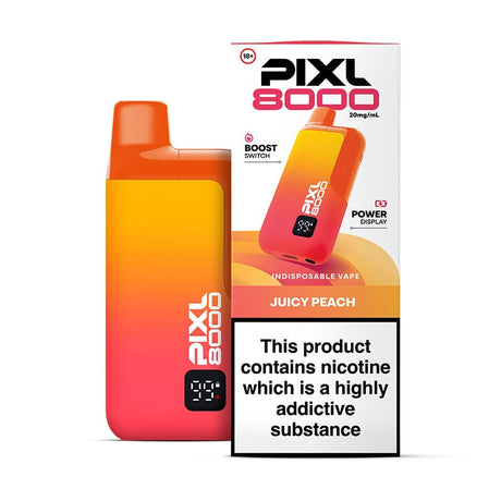 Pre-Filled Vape Devices Juicy Peach PIXL 8000 Prefilled Pod Kit