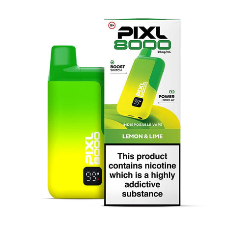 Pre-Filled Vape Devices Lemon & Lime PIXL 8000 Prefilled Pod Kit
