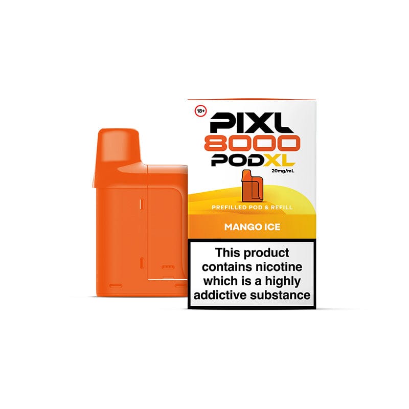 Pre-Filled Vape Devices Mango Ice PIXL 8000 Prefilled Pods