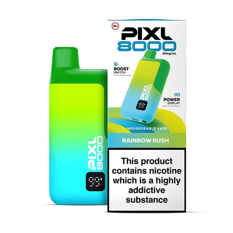 Pre-Filled Vape Devices Rainbow Rush PIXL 8000 Prefilled Pod Kit