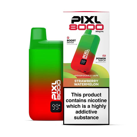 Pre-Filled Vape Devices Strawberry Watermelon PIXL 8000 Prefilled Pod Kit