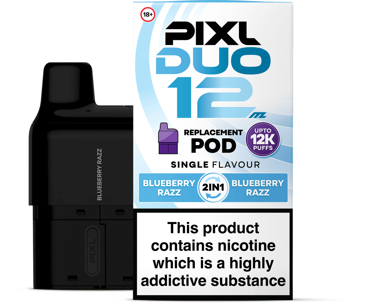 Replacement Pods Blueberry Razz Pixl Duo Replacement Pod