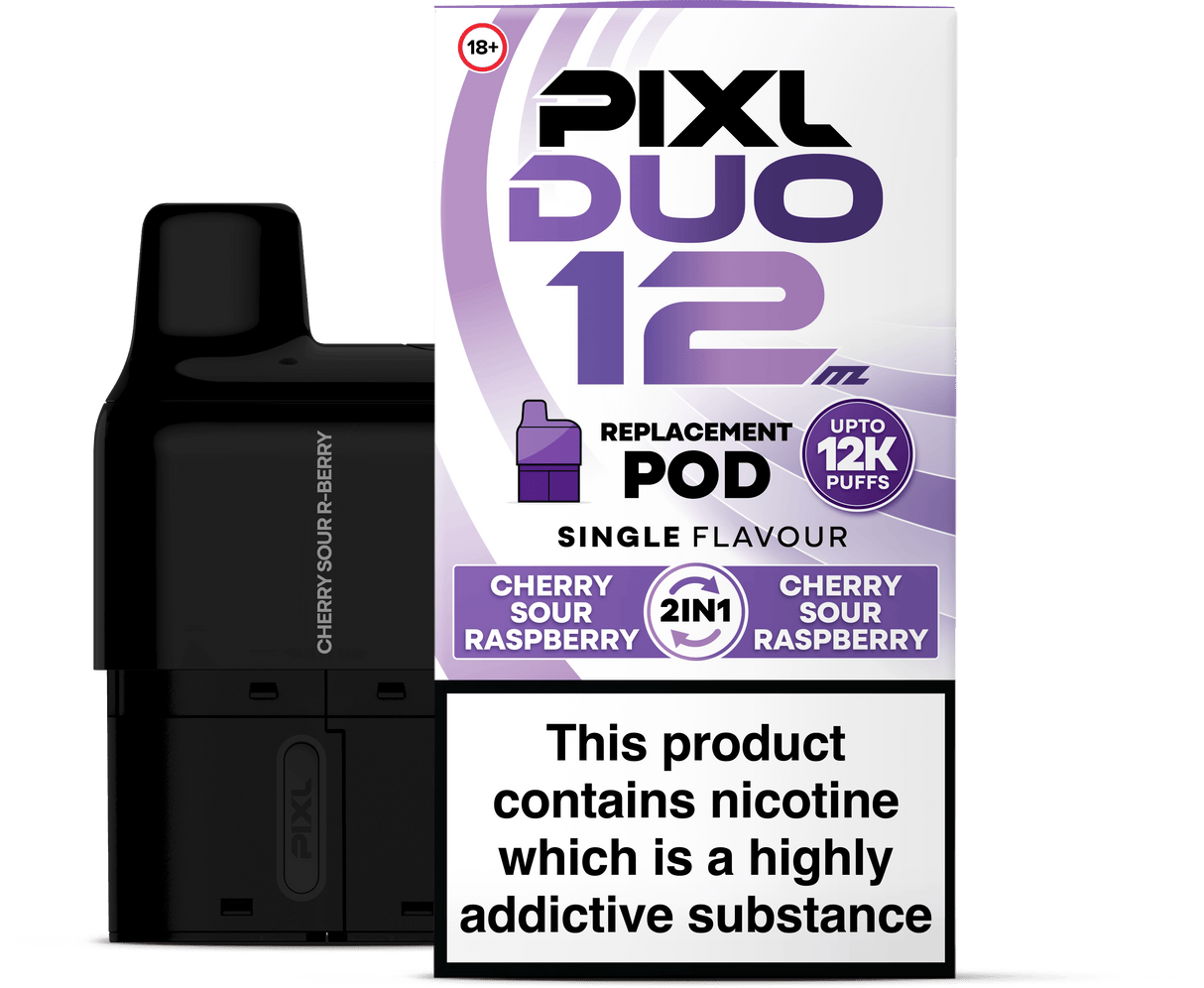 Replacement Pods Cherry Sour Raspberry Pixl Duo Replacement Pod